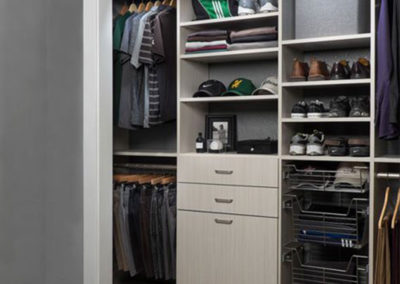 Arctic Flat Panel Man's Reach-in Closet